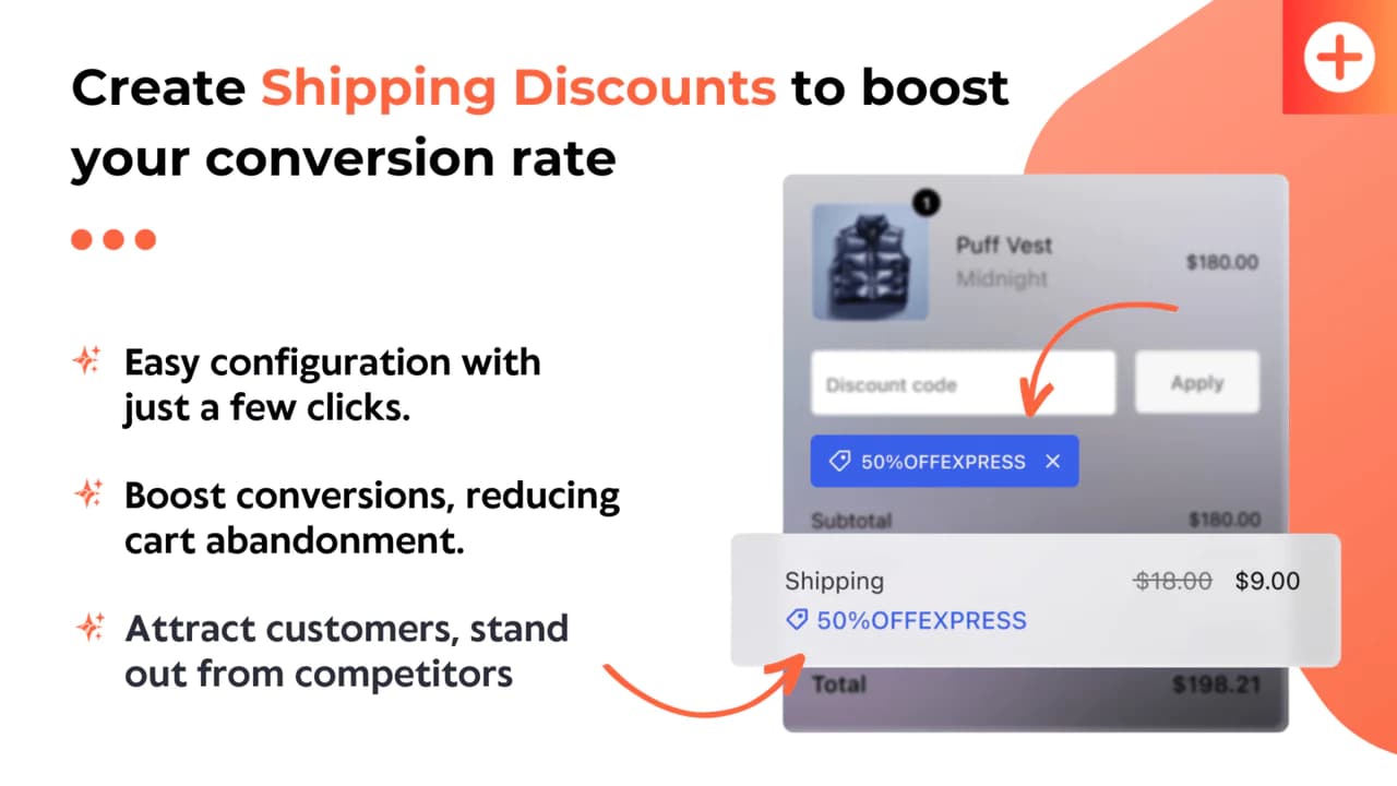 Puco Shipping Discounts app preview